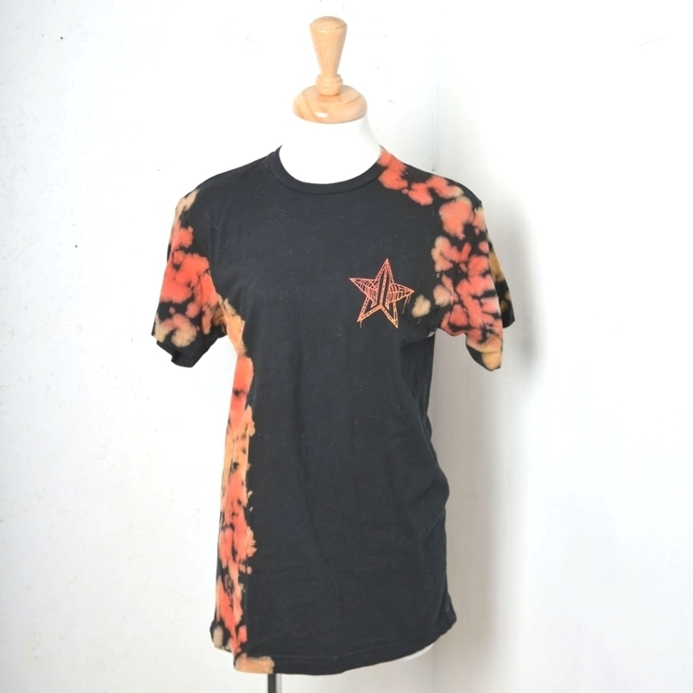 Jeffree Star | Black & orange tie dye logo shirt 2020 Halloween exclusive